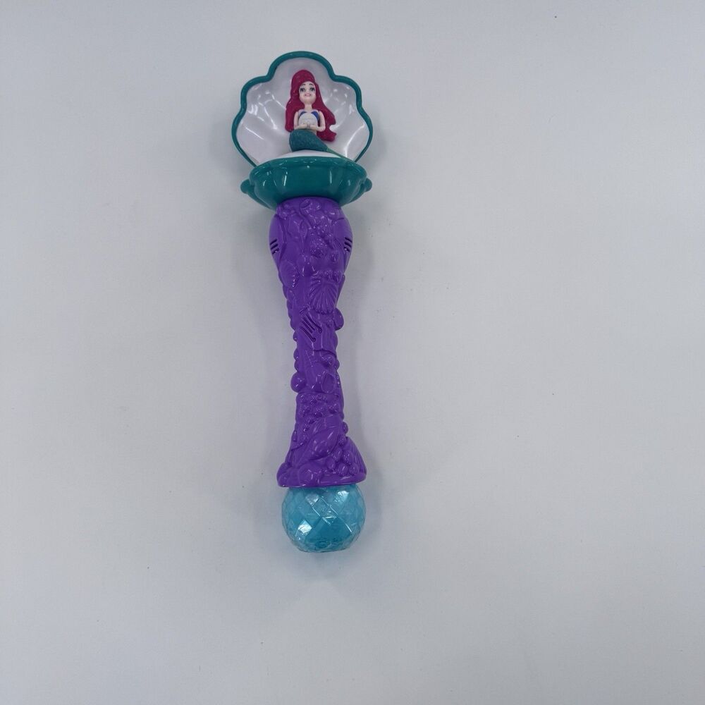 Disney Parks The Little Mermaid Ariel Light-Up Under the Sea Bubble Wand Tested